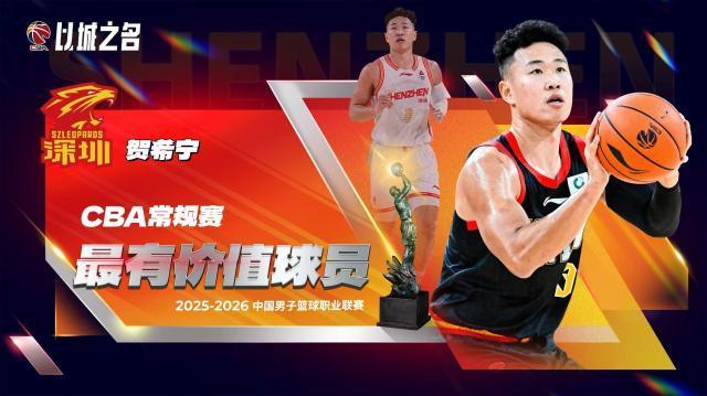 皇冠体育官网-CBA常规赛奖项出炉：贺希宁MVP 新秀庞峥麟进一阵